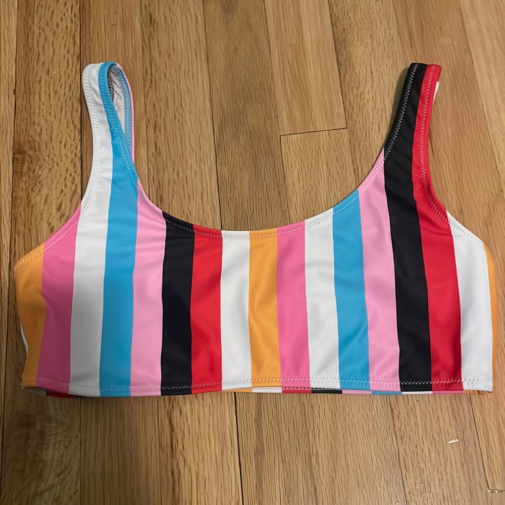 Bikini top stripe